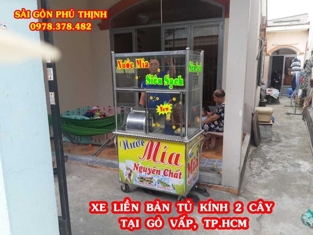 Cung cấp máy + xe ép nước mía Tiền Giang siêu sạch giá tại xưởng