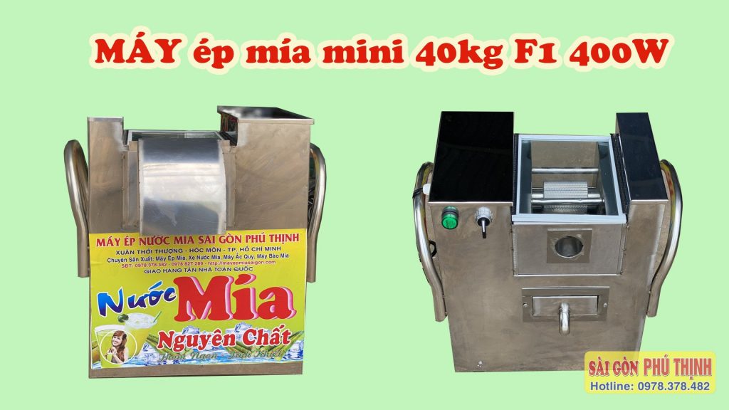 Cung cấp xe + máy ép nước mía Trà Vinh mini siêu sạch